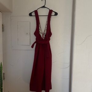 Rare Samantha Pleet teddy midi jumpsuit